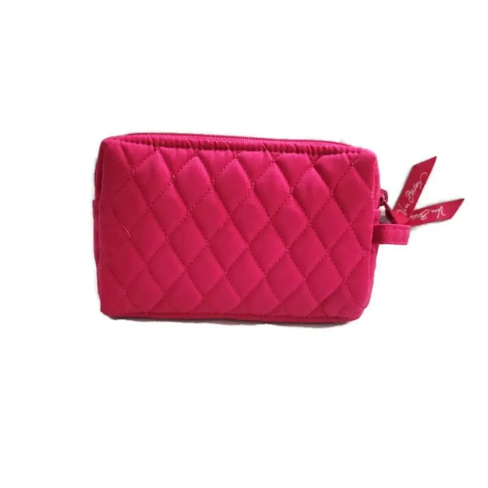 Vera Bradley Women's Pink Quilted Mini Clutch Bag